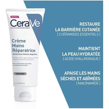 Cremă de mâini, CeraVe, Reparatoare, 120g