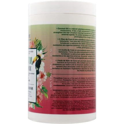 Masca de păr, Novex, Coconut Oil, 400g, alb