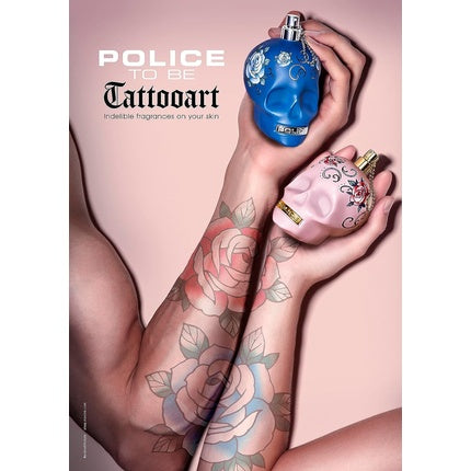 Police To Be Tattoo Art Femme Eau de Parfum Spray, roz