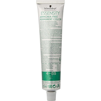Vopsea de păr Schwarzkopf Professional Essensity 4-88 C. Medio Rosso Extra, 60ml