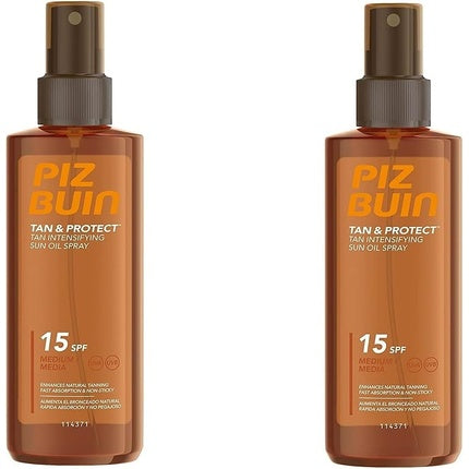 Spray accelerare bronzare, Piz Buin, SPF15, 150ml