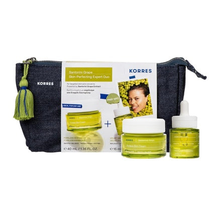 Cremă de zi Korres Santorini Grape Pore Refining Expert Duo Value Set