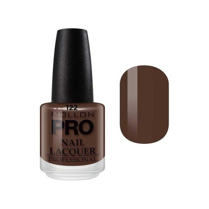Lac de Unghii Mollonpro 122 Professional Nail Lacquer, Maro