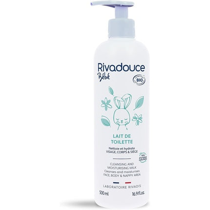 Lapte de Curățare Organic pentru Bebeluși Rivadouce, 500ml
