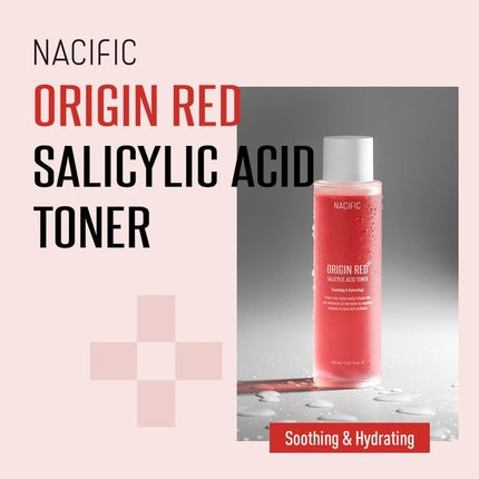 Toner Nacific, Origin Red, acid salicilic, roșu 150ml