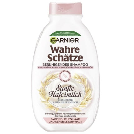 Șampon Garnier True Treasures cu lapte de ovăz, 250 ml