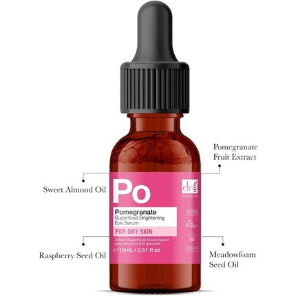 Ser pentru ochi, Dr Botanicals, Pomegranate, 15ml