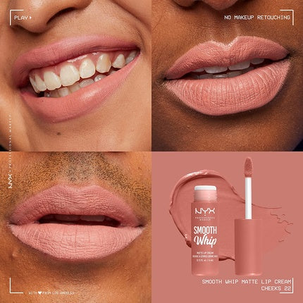 Ruj, NYX, Smooth Whip Matte, roz nude