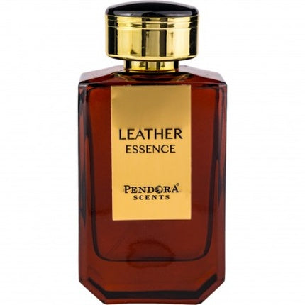 Parfum Pendora Scents Leather Essence, EDP, 100ml, sticlă ambră, capac auriu