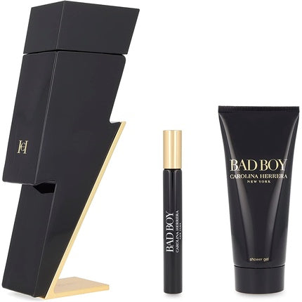 Set Parfum, Carolina Herrera, Bad Boy, negru