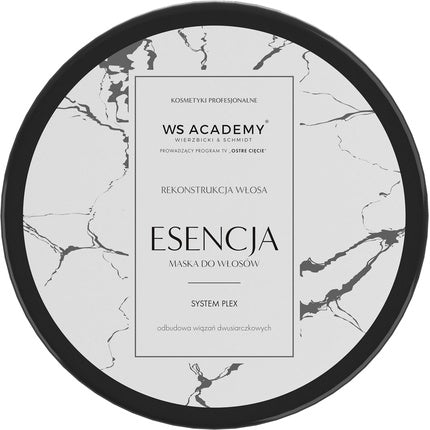 Masca de păr Ws Academy Essence System Plex, Alb/Negru, 250ml