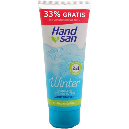 Cremă mâini, Handsan, Winter, 2in1, 100ml, albastru