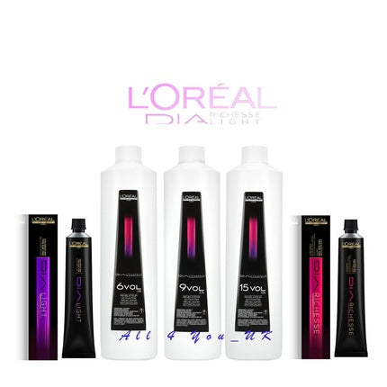 Culoare de păr demi-permanentă, L'Oréal, Dia Light 9.03, 50ml