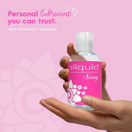Lubrifiant Personal Sliquid Sassy, 125ml, roz