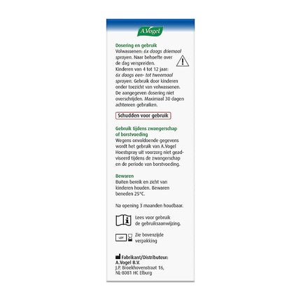 Spray tuse, A Vogel, 30ml, verde
