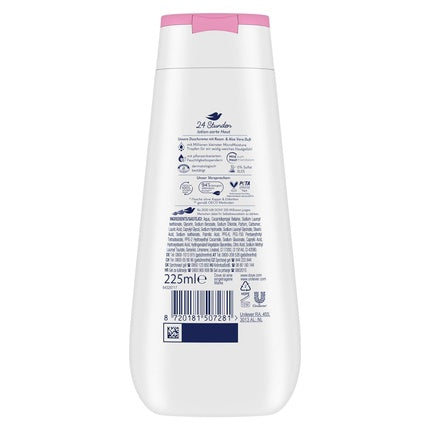 Cremă de duș Dove Summer Care, cu trandafiri și aloe vera, 225ml