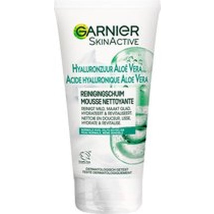 Spumă de curățare facială Garnier SkinActive cu Acid Hialuronic și Aloe Vera, 150ml