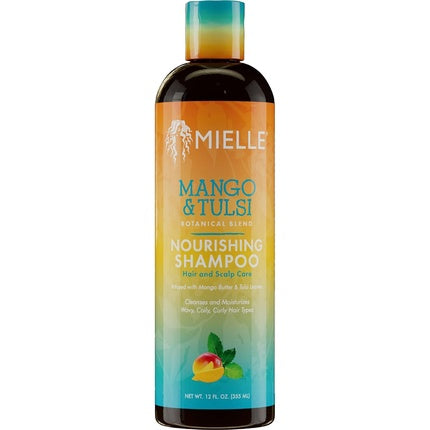 Șampon hrănitor Mango & Tulsi de la Mielle Organics, 408g