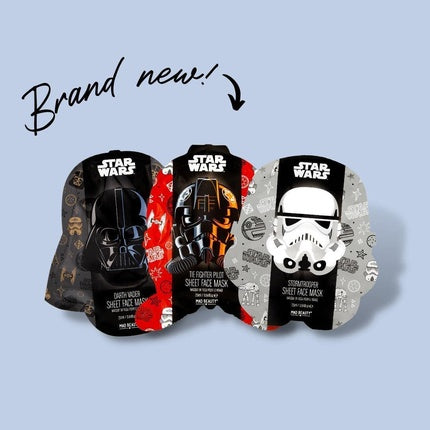 Masca de Față din Bumbac, Mad Beauty, Negru, Star Wars