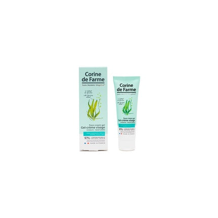 Gel-cremă hidratantă pentru față, Corine de Farme, Aloe Vera, 50 ml