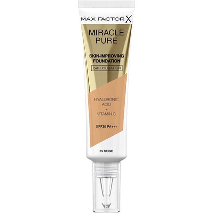 Fond de ten, Max Factor, Miracle Pure, 55 Beige, 30ml