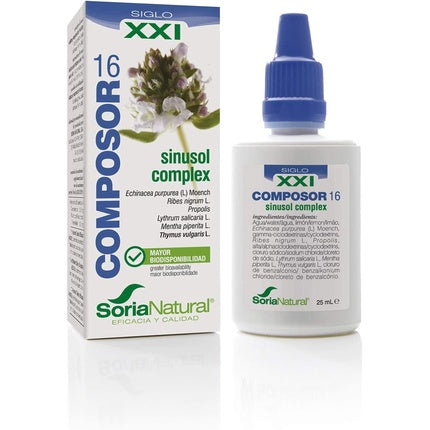 Demachiant facial, Soria Natural, Sinusol S XXI, 25ml