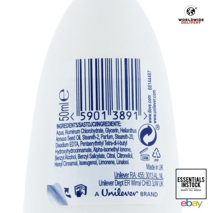 Deodorant roll-on Dove, Lotus, 50ml