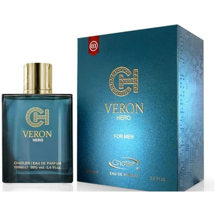 Parfum bărbătesc, Chatler, Veron Hero, 100ml, albastru
