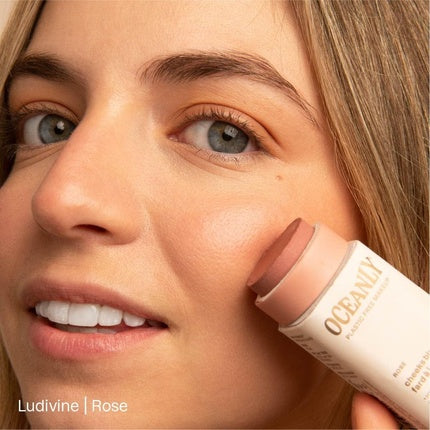 Blush stick, Attitude Oceanly, plastic-free, roz