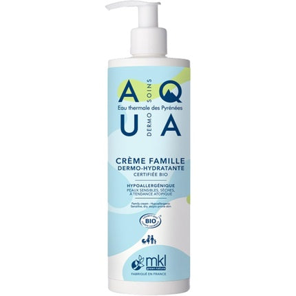 Crema Dermo-Hidratantă Aqua Family Mkl Green Nature, Organic, 400ml