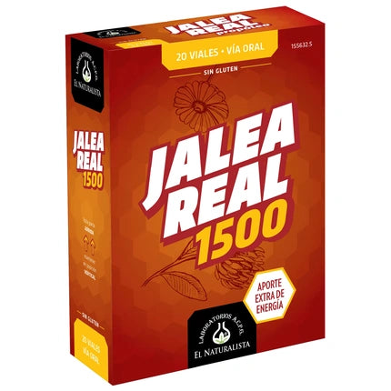 El Naturalista Jalea Real 1500, 20 viale ușor de deschis fără gluten