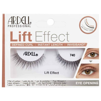 Ardell Lash Lift Effect 740, Cili artificiali, Negru, Invisiband