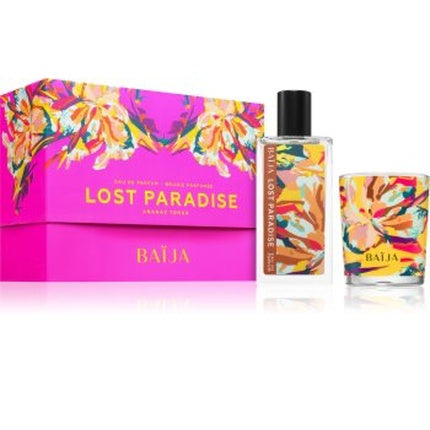 Set Parfum Baïja Lost Paradise, 100 ml + 50 ml, design floral multicolor