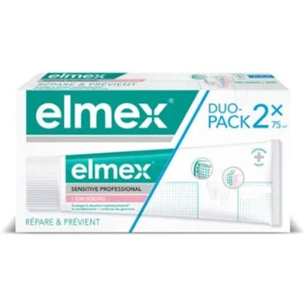 Pasta de dinți Elmex Sensitive Professional pentru gume, 2 x 75ml