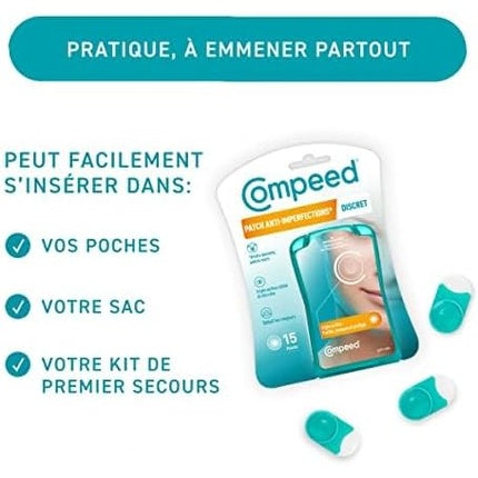 Patch-uri Anti-Imperfecțiuni, Compeed, Discrete, 15 buc