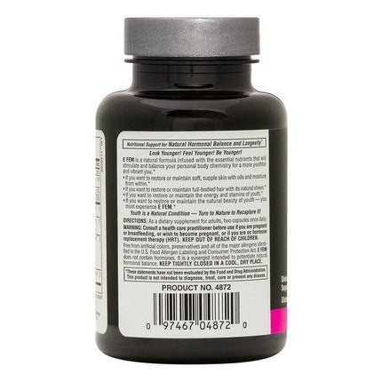 Supliment alimentar, Nature's Plus E-Fem, echilibru hormonal, 60 capsule