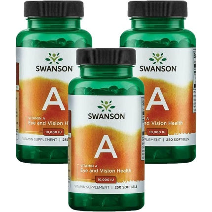 Supliment Vitamină A, Swanson Health Products, 250 Capsule