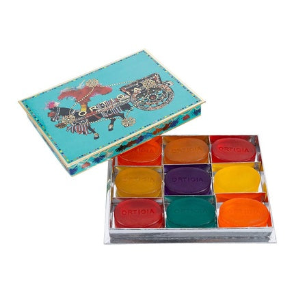 Ortigia Scatola 9 Săpunuri 40g, Multicolor