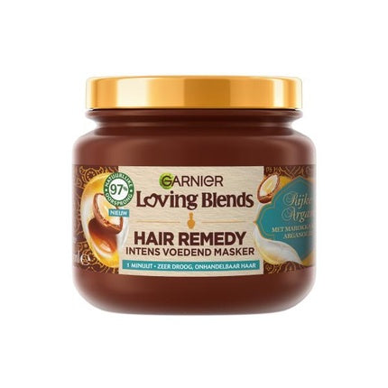 Mască de păr Garnier Loving Blends cu Ulei de Argan - 370g