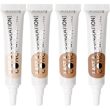 Wunder2 WunderBrow Last & Foundation Concealer Makeup Deep, 8ml