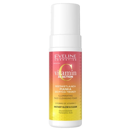 Spumă de curățare Eveline Cosmetics Vitamin C 3x Action, 150ml
