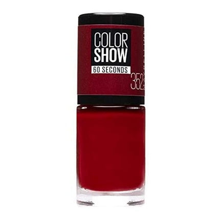 Lac de unghii, Maybelline New York ColorShow, Nr. 352 Rosu