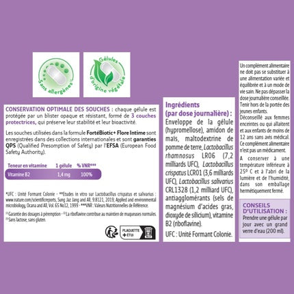 Forte Pharma Fortebiotic Intimate Flora Probiotice Vaginale, 30 g