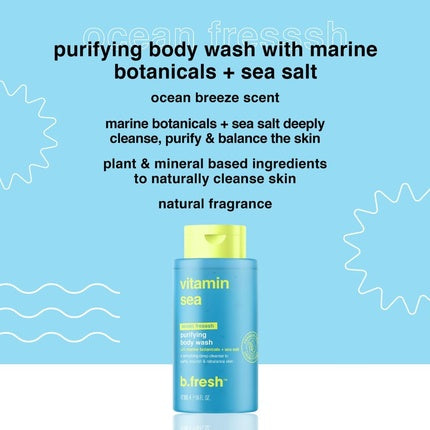 Gel de duș B.Fresh Vitamin Sea, 473 ml
