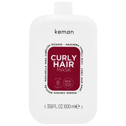 Masca Kemon pentru păr creț - Masca hidratantă pentru păr creț, 1000ml