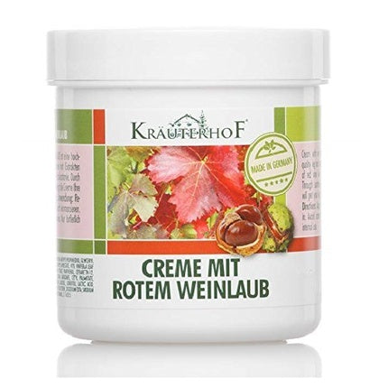 Cremă corp Kräuterhof Red Vine Leaf 250ml alb