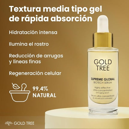Ser antirid, Gold Tree, Supreme Global, 30ml, incolor