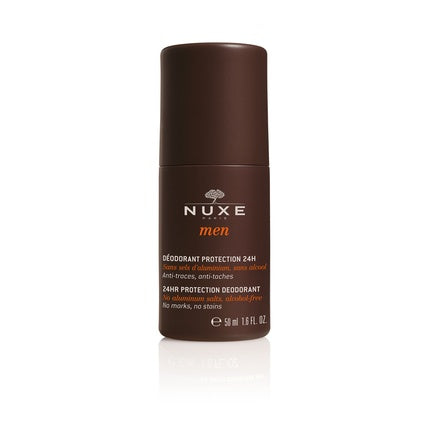 Deodorant Roll-on Nuxe Men 24h Protecție, 50 ml, maro