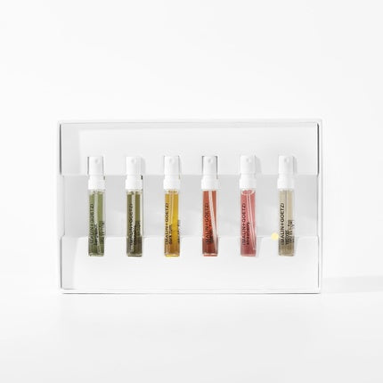 Set Parfum Malin + Goetz, Kit Descoperire Unisex, Ambalaj Alb, 6 Flacoane