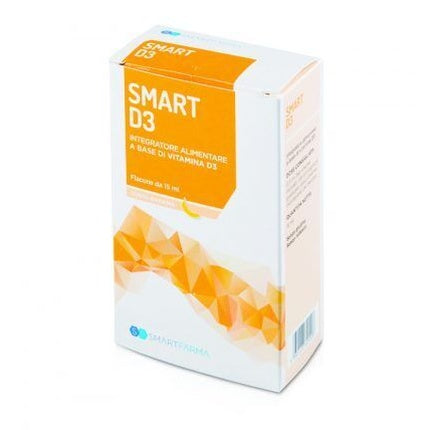 Smart D3 Drops, Integrator alimentar cu Vitamina D3, 15ml